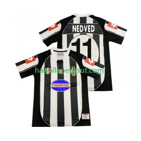 Jalkapallo Pelipaidat/Peliasut Juventus NEDVED 11 2003 Retro Kotipaita 2002 Lyhythihainen